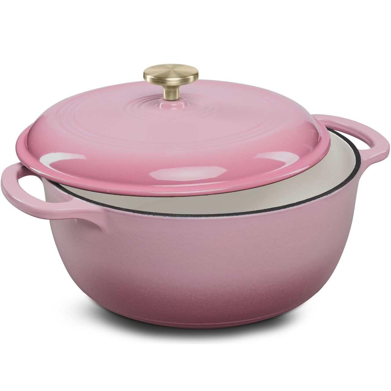 Best Choice Products 7.5 Quart Enamel Cast-Iron Dutch Oven, Heavy-Duty Cookware w/ Dual Handles, Lid